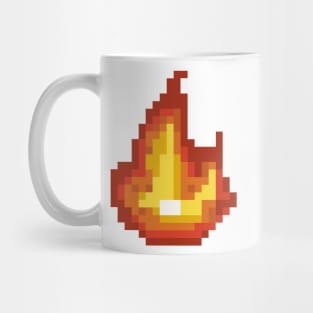 Pixel art - Flame Mug